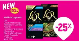 Delhaize Koffie in capsules aanbieding