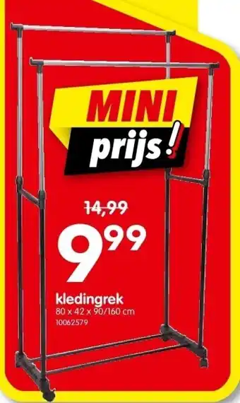 Yess kledingrek aanbieding