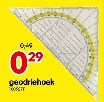 Yess geodriehoek aanbieding