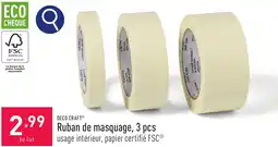 ALDI DECO CRAFT Ruban de masquage, 3 pcs aanbieding