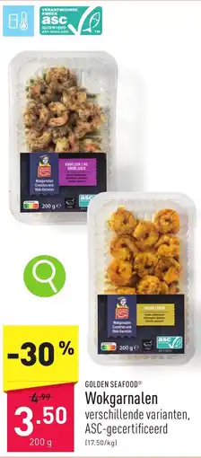 ALDI GOLDEN SEAFOOD Wokgarnalen aanbieding
