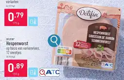 ALDI DÉLIFIN Hespenworst aanbieding