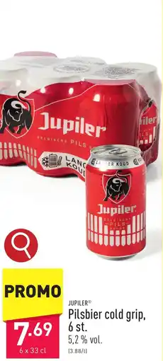 ALDI JUPILER Pilsbier cold grip, 6st aanbieding