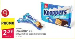 ALDI KNOPPERS Coconut Bar 5st aanbieding