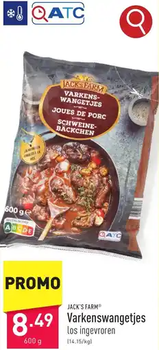 ALDI JACK'S FARM Varkenswangetjes aanbieding