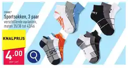 ALDI CRANE Sportsokken, 3 paar aanbieding