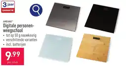 ALDI AMBIANO Digitale personenweegschaal aanbieding
