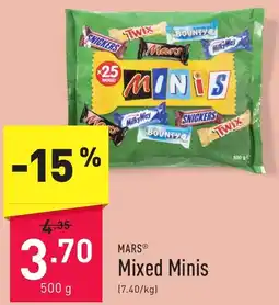 ALDI Mars Mixed Minis aanbieding