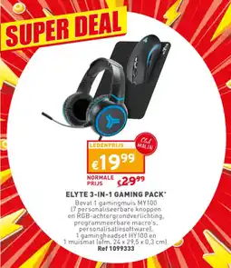 Trafic ELYTE 3-IN-1 GAMING PACK aanbieding