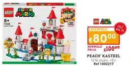 Trafic LEGO MARIO PEACH' KASTEEL aanbieding