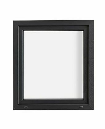 Zelfbouwmarkt Draaikiepraam Pvc Antraciet/wit Deceuninck 900x1000mm Rechts aanbieding