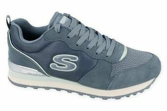 Berca Shoes Skechers Sneaker Laag Dames Step N Fly Air-Cooled Memory Foam - Blauw aanbieding