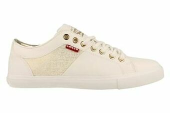 Berca Shoes Levi’s Sneaker Laag Dames Woods Women Comfort Bed - Wit aanbieding