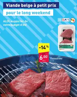 ALDI Chateaubriand 400g aanbieding