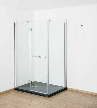 Zelfbouwmarkt Vaste Wand Uriel 88-90x190cm Chroom aanbieding