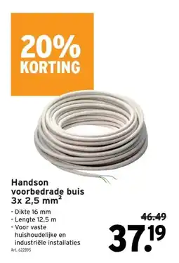 GAMMA Handson voorbedrade buis 3x 2,5 mm² aanbieding