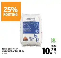 Isifix zout voor waterontharder 25 kg