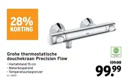 GAMMA Grohe thermostatische douchekraan Precision Flow aanbieding