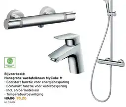 GAMMA Hansgrohe wastafelkraan MyCube M aanbieding