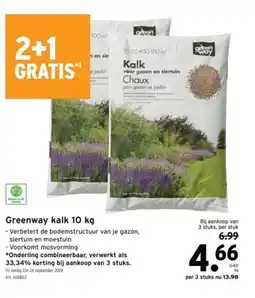 GAMMA Greenway kalk 10 kg aanbieding