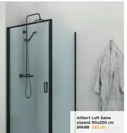 GAMMA Allibert Loft Game zijwand 90x200 cm aanbieding