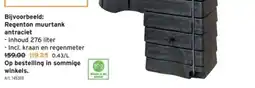 GAMMA Regenton muurtank antraciet aanbieding