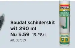 GAMMA Soudal schilderskit wit 290 ml aanbieding