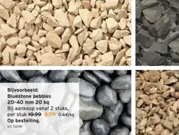GAMMA Bluestone pebbles 20-40 mm 20 kg aanbieding