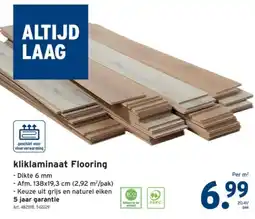 GAMMA kliklaminaat Flooring aanbieding
