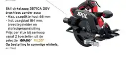 GAMMA Skil cirkelzaag 3571CA 20V brushless zonder accu aanbieding