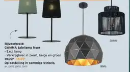 GAMMA GAMMA tafellamp Noor aanbieding