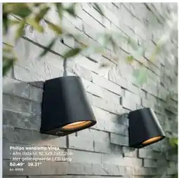 GAMMA Philips wandlamp Virga aanbieding