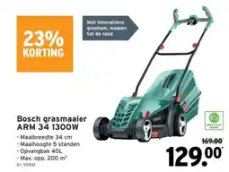 GAMMA Bosch grasmaaier ARM 34 1300W aanbieding