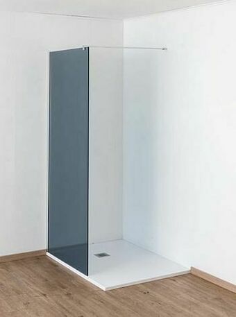 Zelfbouwmarkt Inloopdouche Anais 107 X 200 Cm Grijs Glas - Chroom aanbieding