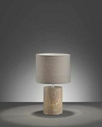 Zelfbouwmarkt Tafellamp 1x E14 Max.40w - Hout - Lichtgrijs aanbieding