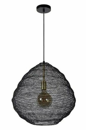 Zelfbouwmarkt Hanglamp Zwart Diam 48 Cm Excl Lamp Led Mogelijk E27 aanbieding