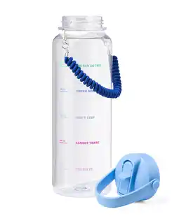 HEMA HEMA Waterfles XL 1150ml Blauw aanbieding