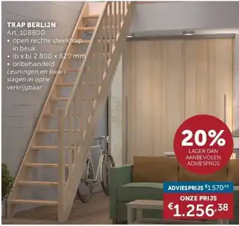 Zelfbouwmarkt TRAP BERLIJN aanbieding