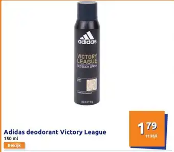 Action Adidas deodorant Victory League aanbieding