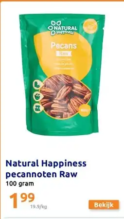 Action Natural Happiness pecannoten Raw aanbieding