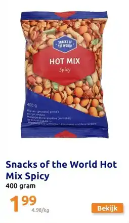 Action Snacks of the World Hot Mix Spicy aanbieding