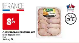 Auchan CUISSES DE POULET REGHALAL 3kg aanbieding