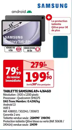 TABLETTE SAMSUNG A9+ 4/64GO