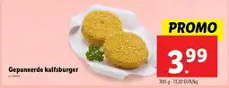 Lidl Gepaneerde kalfsburger aanbieding