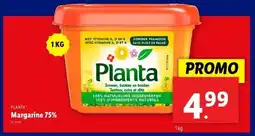 Lidl Margarine 75% aanbieding