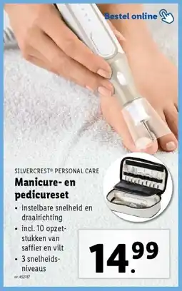 Lidl Manicure- en pedicureset aanbieding