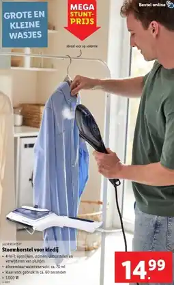 Lidl Stoomborstel voor kledij aanbieding