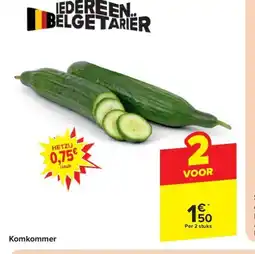 Carrefour Market Komkommer aanbieding
