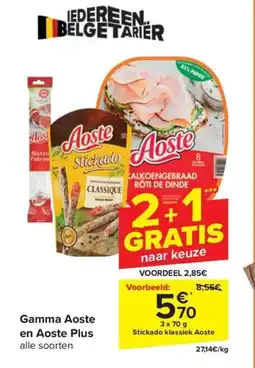 Carrefour Market Gamma Aoste en Aoste Plus aanbieding