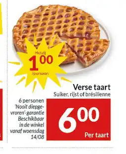 Intermarché Verse taart aanbieding